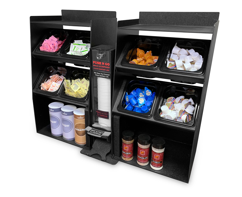 Custom Condiment Organizers With Push N Go