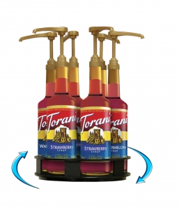 LZ-6-750 (6) .750 Liter Syrup Bottles (SPINS)