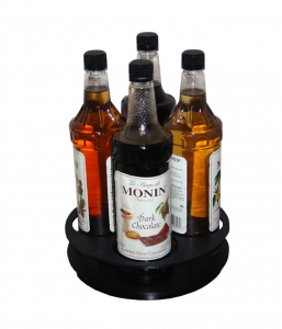 LZS-4-FS (4) 1 Liter Syrup Bottles (SPINS)